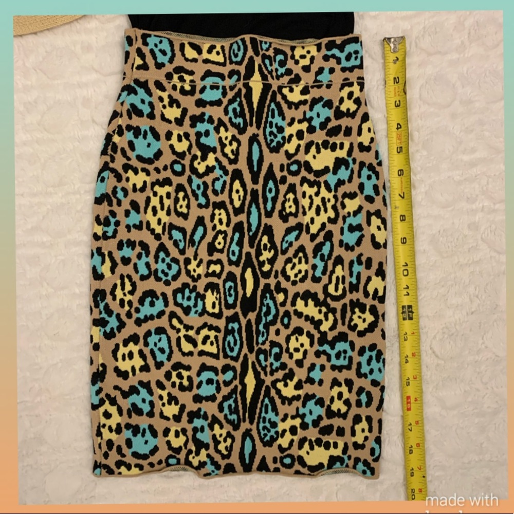 BCBG Animal Print Pencil Skirt - Picture 2 of 3